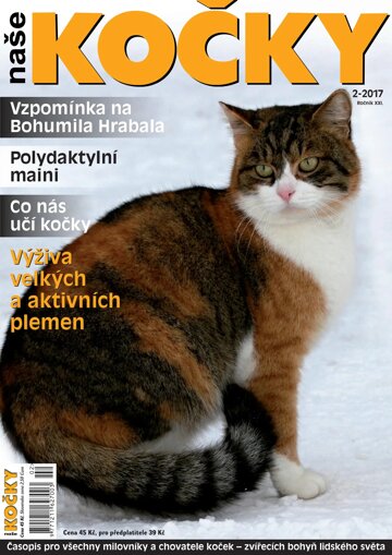 Obálka e-magazínu Naše kočky 2/2017