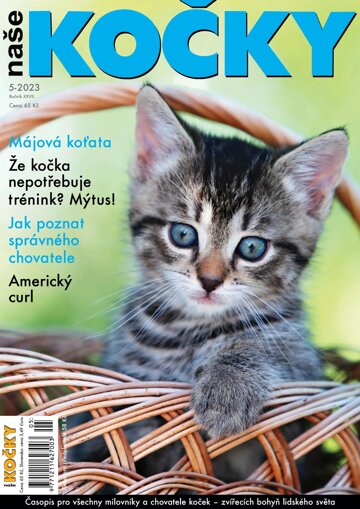 Obálka e-magazínu Naše kočky 5/2023