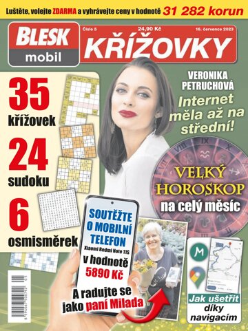 Obálka e-magazínu BleskMobil křížovky 5/2023