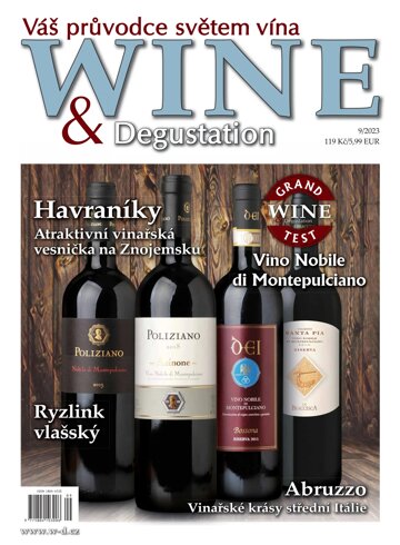 Obálka e-magazínu Wine and Degustation 9/2023