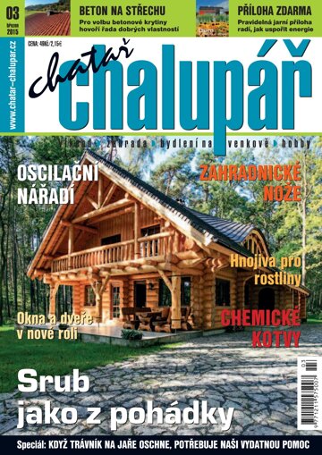 Obálka e-magazínu Chatař Chalupář 3/2015