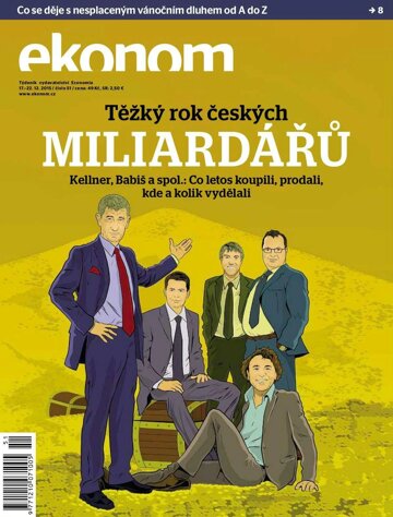 Obálka e-magazínu Ekonom 51 - 17.12.2015