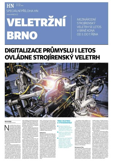 Obálka e-magazínu Hospodářské noviny - příloha 189 - 29.9.2016HX