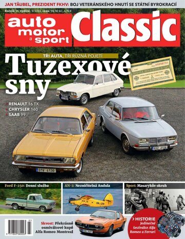 Obálka e-magazínu Auto motor a sport Classic 3/2016