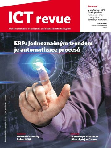 Obálka e-magazínu Ekonom 12 - 22.03.2018 - příloha ICT revue
