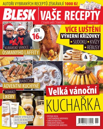 Obálka e-magazínu BLESK VAŠE RECEPTY 11/2023