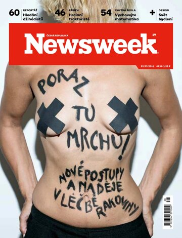 Obálka e-magazínu Newsweek CZ 19/2016