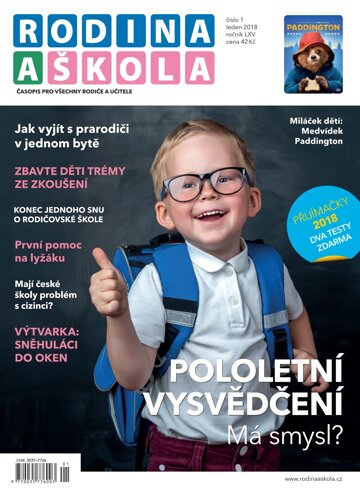 Obálka e-magazínu Rodina a škola 1/2018