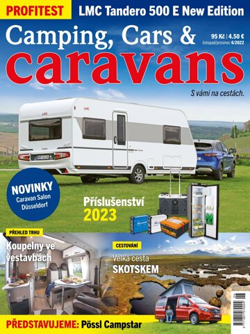 Obálka e-magazínu Camping, Cars & Caravans 6/2022