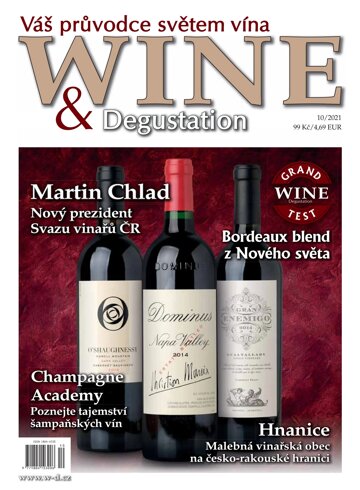 Obálka e-magazínu Wine and Degustation 10/2021