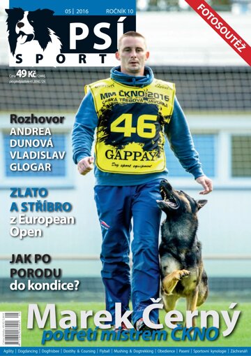 Obálka e-magazínu Psí sporty 5/2016