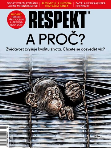 Obálka e-magazínu Respekt 19/2023