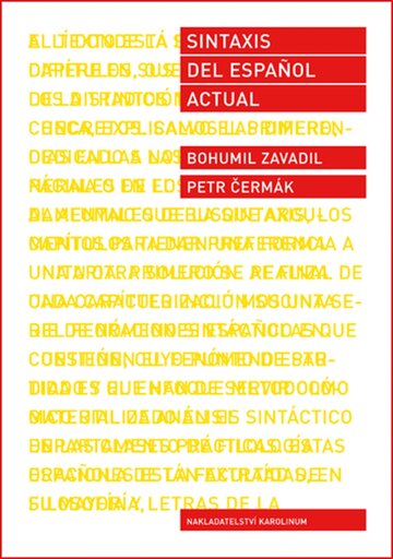 Obálka knihy Sintaxis del espaňol actual