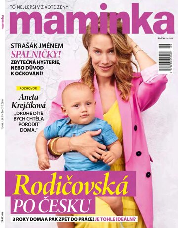 Obálka e-magazínu Maminka 9/2019