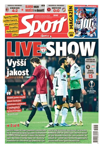 Obálka e-magazínu Sport 8.3.2024
