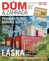 Obálka e-magazínu Dům a zahrada 12/2012