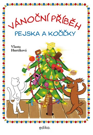 Obálka knihy Vánoční příběh pejska a kočičky