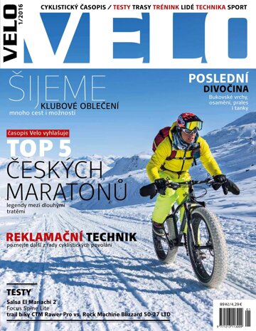 Obálka e-magazínu Velo 1/2016