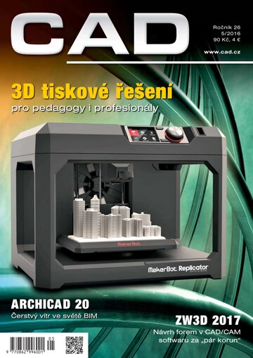 Obálka e-magazínu CAD 5/2016