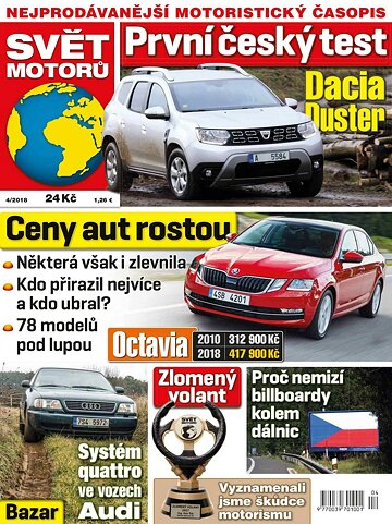Obálka e-magazínu Svět motorů 22.1.2018