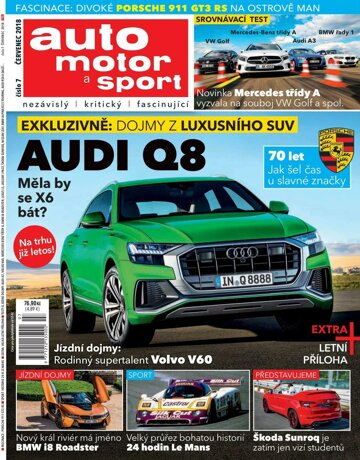 Obálka e-magazínu Auto motor a sport 7/2018