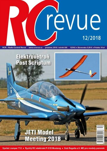 Obálka e-magazínu RC revue 12/2018