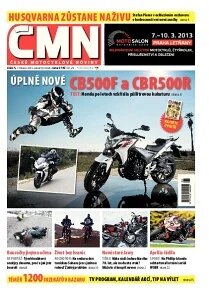 Obálka e-magazínu ČESKÉ MOTOCYKLOVÉ NOVINY 5/2013