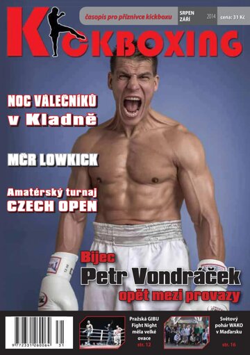 Obálka e-magazínu Kickboxing (srpen 2014/září 2014)