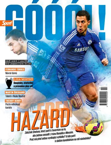 Obálka e-magazínu Sport Goool! 2.2.2015