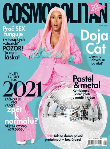 Obálka e-magazínu Cosmopolitan 1/2021