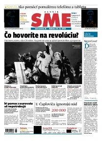 Obálka e-magazínu SME 16.11.2013