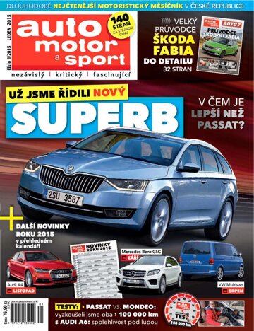 Obálka e-magazínu Auto motor a sport 1/2015