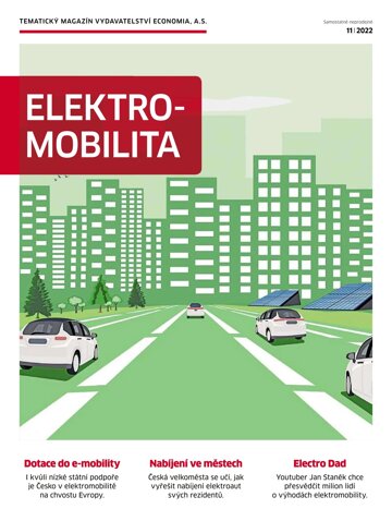 Obálka e-magazínu Ekonom 48 - 24.11.2022 Elektromobilita