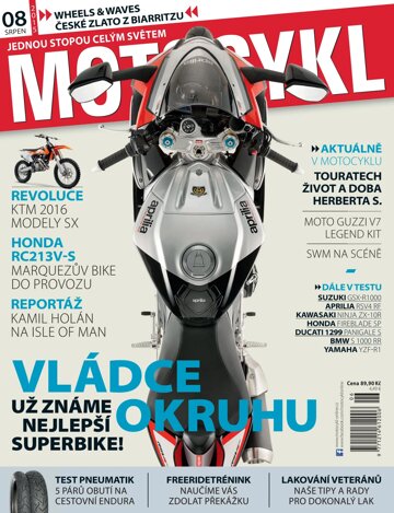 Obálka e-magazínu Motocykl 8/2015