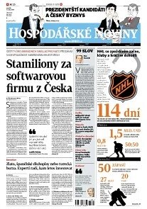 Obálka e-magazínu Hospodářské noviny 004 - 7.1.2013