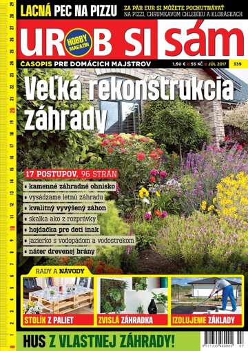 Obálka e-magazínu Urob si sám 7/2017