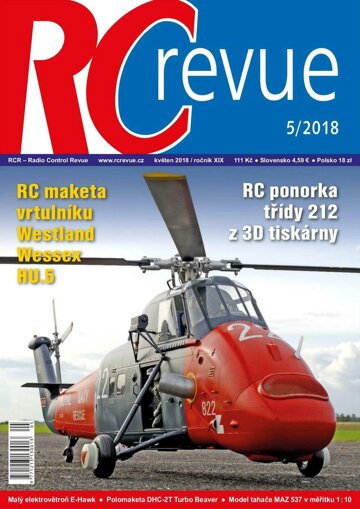Obálka e-magazínu RC revue 5/2018