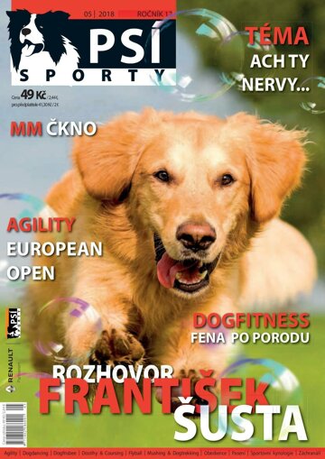 Obálka e-magazínu Psí sporty 5/2018