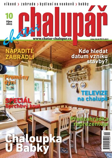 Obálka e-magazínu Chatař Chalupář 10/2023