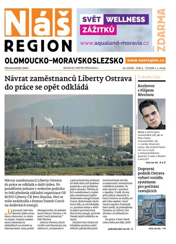 Obálka e-magazínu Náš Region - Olomoucko/Moravskoslezsko 5/2024