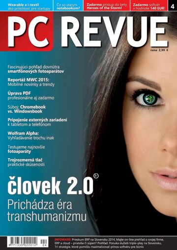 Obálka e-magazínu PC REVUE 4/2015