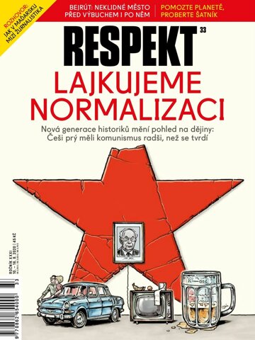 Obálka e-magazínu Respekt 33/2020