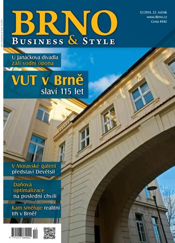 Obálka e-magazínu Brno Business & Style 12/2014