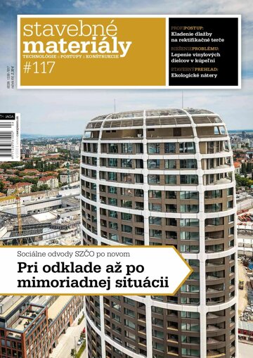 Obálka e-magazínu Stavebné materiály 4/2020