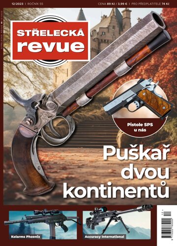 Obálka e-magazínu Střelecká revue 12/2023
