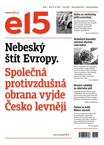 Obálka e-magazínu E15 12.12.2023