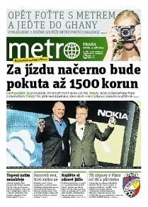 Obálka e-magazínu deník METRO 4.9.2013