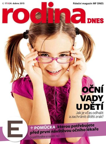 Obálka e-magazínu Magazín RODINA dnes - 24.4.2015