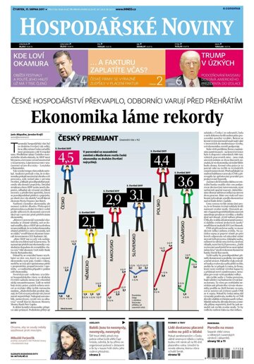 Obálka e-magazínu Hospodářské noviny 158 - 17.8.2017