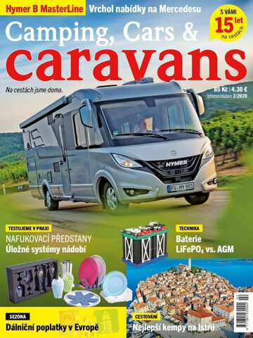 Obálka e-magazínu Camping, Cars & Caravans 2/2020 (březen/duben)